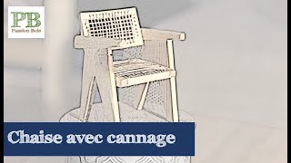 Chaise avec assise en cannage MiniCreationsMaxiMaker [upl. by Larrabee]