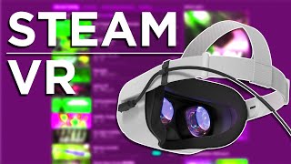 How to Play SteamVR Games on Your Oculus Quest 2 [upl. by Ayikahs]