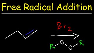 Alkene  HBR  ROOR  Reaction Mechanism [upl. by Farron]