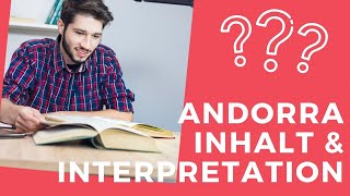 Max Frisch Andorra  Inhalt und Interpretation [upl. by Scevour]