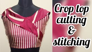 Crop top cutting amp stitching [upl. by Thedrick]