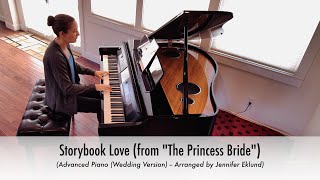 Storybook Love from quotThe Princess Bridequot Advanced Piano Sheet Music Wedding Version [upl. by Heiney681]