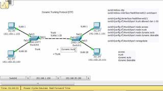 VLANs and Trunks for Beginners  Part 8 DTP [upl. by Casabonne]