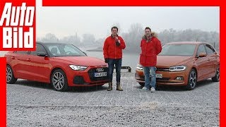 Duell hinterm Deich Audi A1 vs VW Polo 2019 Test  Fahrbericht  Review [upl. by Goggin16]