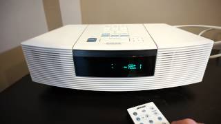 Bose Wave Radio CD AWRC1P Demo [upl. by Gombosi829]