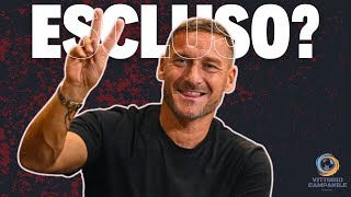 Totti quotEscluso perchè sono ingombrantequot [upl. by Lunetta728]