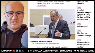 quotNATO DA SCIOGLIEREquot Lavrov a 70 ambasciatori serve a controllare lEuropa [upl. by Narual]