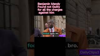 Benjamin Mendy Released from Jail 😱  Emotional moments😭 shorts mendy [upl. by Donahue]