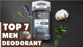 Top 7 Best Deodorant for Mens in 2024 [upl. by Wetzel]