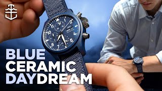 IWC Pilots Chronograph Oceana  the brands coolest 2023 release [upl. by Woodman]