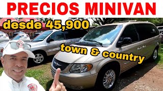 Camionetas en venta MINIVAN familiares zona autos en venta tianguis de autos usados chrysler ford [upl. by Hinze896]