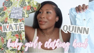 KATE QUINN BABY GIRL CLOTHING HAUL  Part 2 [upl. by Heda]