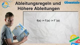 Ableitungsregeln und Höhere Ableitungen  Oberstufe ★ Wissen [upl. by Petras593]