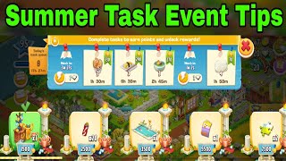 Hay Day Tips to play Summer Games Task event [upl. by Einama]