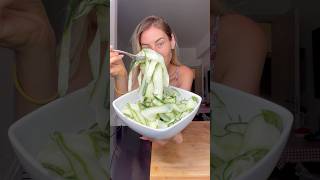 Insalata di cetrioli freschissima salad vital viralshorts viralshort healthyrecipes cucumber [upl. by Ronyar]