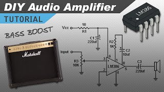 Make a Great Sounding LM386 Audio Amplifier with Bass Boost [upl. by Babb213]