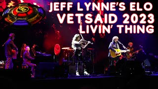 Jeff Lynnes ELO Electrifies Crowd with quotLivin Thingquot at VetsAid 2023 A ShowStopping Performance [upl. by Medlin]