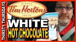 Thirsty Thursdays  Tim Hortons White Hot Chocolate Review [upl. by Velasco]