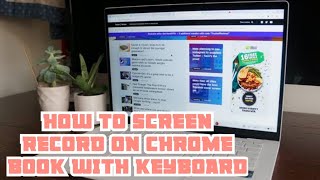 How to screen record on chrome book with keyboard [upl. by Marlea365]