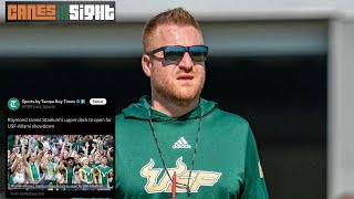 CIS LIVE Miami Hurricanes vs USF Week  D amp Mike Ryan [upl. by Attelocin]