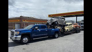 Appalachian Top Deck Trailer full up leaving Shades of the Past caused a stir at Loves Truck stop [upl. by Renmus]