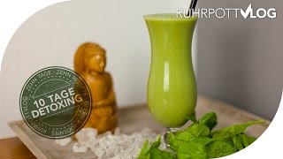 Green Smoothies Tag 4  TraubenJoghurtSmoothie  10 Tage Detoxing Veggie Day [upl. by Loralyn]