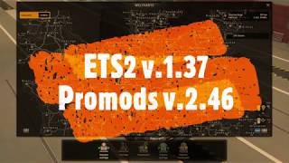 ETS2 v137 Promods v246Middle East Addon Map [upl. by Ahsercul]