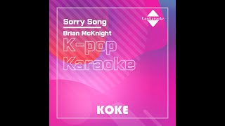 Sorry Song  Originally Performed By Brian McKnight Karaoke Verison [upl. by Airehc]