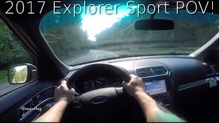 2017 Ford Explorer Sport POV  Whats it like to drive this 365HP Twin Turbo SUV [upl. by Anile]