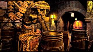 Pirates of the Caribbean queue line opening music 1 hour loop [upl. by Onyx]