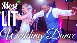 THE MOST LIT INTERRACIAL WEDDING DANCE  Best First Dance  Cultural Dance  Bridal Party Swag Surf [upl. by Aderfla]