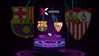 La Liga  Barcelona vs Sevilla footballshorts football livescores soccer [upl. by Sheedy]