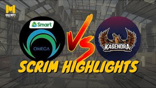 Smart Omega vs Kagendra  Scrim Highlights [upl. by Wachter]