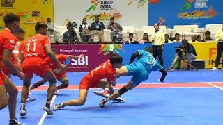 Maharashtra vs Rajasthan Boys Kabaddi Match Full Highlights  Khelo India Youth Games 2022 [upl. by Ahsytal]