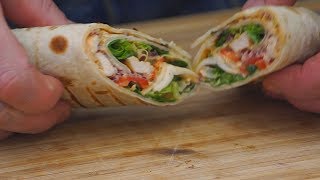 Tortilla z kurczakiem kebab  Oddaszfartucha [upl. by Frederigo]