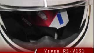 Viper RSV131 Bluetooth 4  Flip Up Helmet  KickStart amp BikerGearcouk [upl. by Natsuj]