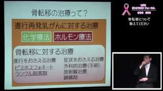 99 きららピンクリボンフォーラム2013 骨転移と遺伝子性乳がんの遺伝子検査 大原正裕先生 [upl. by Dolley]