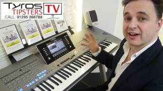 How to record manually on Yamaha Tyros 5 [upl. by Siuluj]