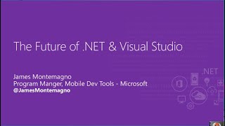 Live Stream Future of Visual Studio amp NET VS 2019 C 8 NET Core 3 amp XamarinForms 40 [upl. by Rebor]