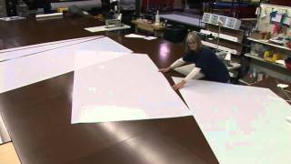 Basting Sail Panels Together  Building a Mainsail  Part 5 [upl. by Analise283]