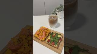 Breakfast🥪☕️ asmr breakfast breakfastideas toast coffee morningmotivation morning [upl. by Sedecrem]