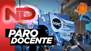 Docentes hacen paro y se movilizan en Córdoba [upl. by Yrrok774]