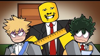 Bakugo and Deku Meet Their NEW STRICT TEACHER [upl. by Nelyaw327]