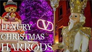 Harrods Christmas Extravaganza 2023 Luxurious Decorations amp Exclusive Fashion Showcases [upl. by Enytsirhc126]