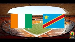 Côte dIvoire vs RD Congo 34  Qualifications CAN 2015 [upl. by Nihhi]