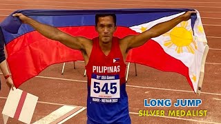 HIGHLIGHTS  Janry Ubas  Long Jump  Finals  SEA Games 2022 [upl. by Ddal425]