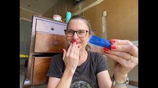 Did I Ruin this Antique Dresser  How Not to Use a Carbide Scraper [upl. by Amitarp]