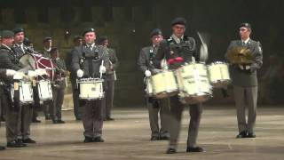 Militärmusik Salzburg drums  Tattoo Sankt Gallen 2012 [upl. by Borg]