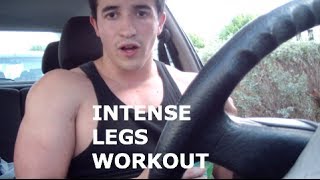 Tibo InShape INTENSE LEGS WORKOUT BITCHEEEEES [upl. by Torosian]