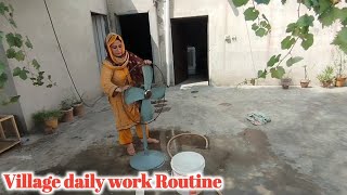 Village girl washing pedistal fanPakistan village lifeMahi sial vlogs [upl. by Deborah]